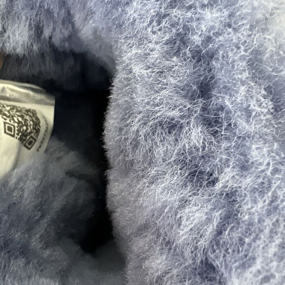 Womens UGG Boots Purple Classic Short Suede Wool Bold Blue Trim Malibu Boho Sz 6 - Picture 15 of 16